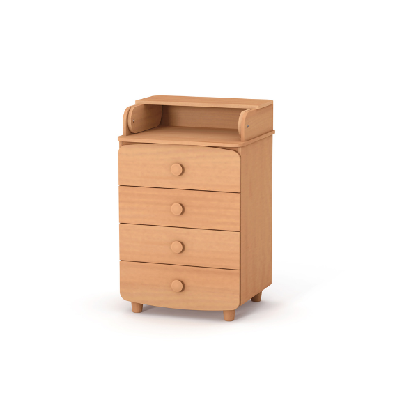 Výklopný přebalovací pult Gekko Kids. 60 cm. Přírodní Buk